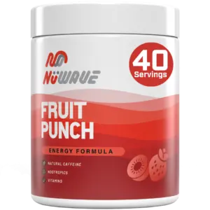 NuWave Energy Formula, 100mg of Caffeine, Nootropics, vitamins. 40 servings per tub